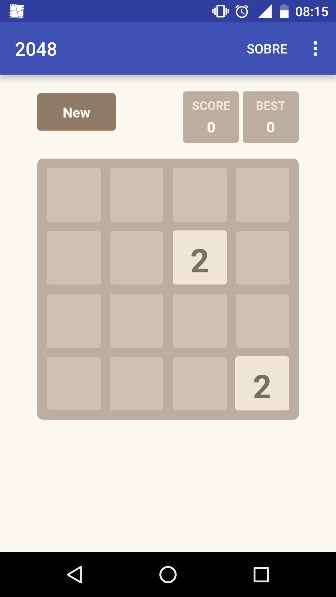 App JOGO DE 2048